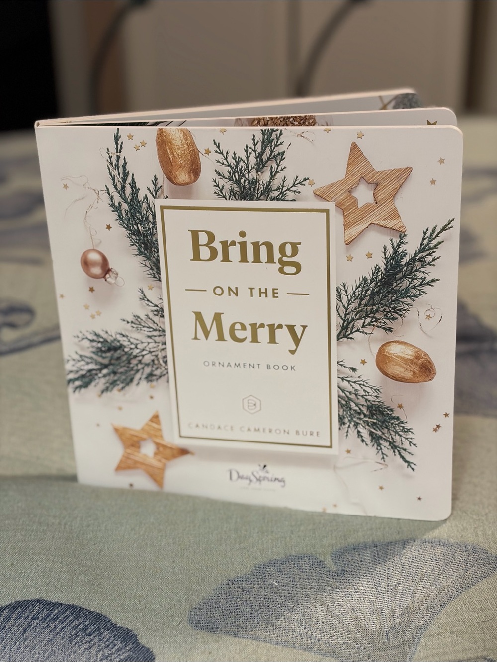 Bring on the Merry Ornament Book Candace Cameron Bure DaySpring Christmas